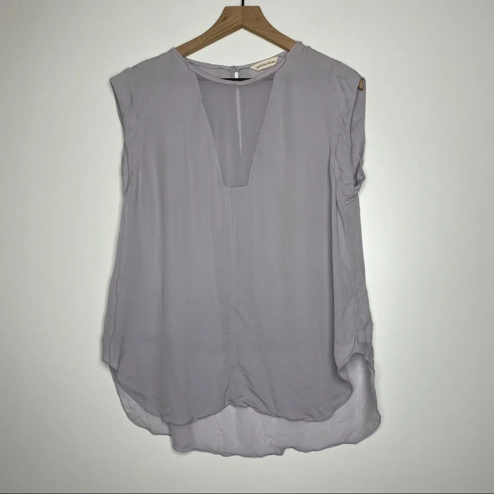 Rebecca Taylor Purple Blouse